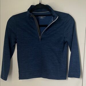 Vineyard Vines Boy’s Navy “Sankaty” Quarter-Zip Top Size 7